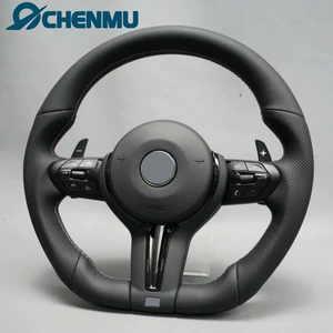 BMW F10 F30 F15 F16 F20 üçün düz altlı qara sükan