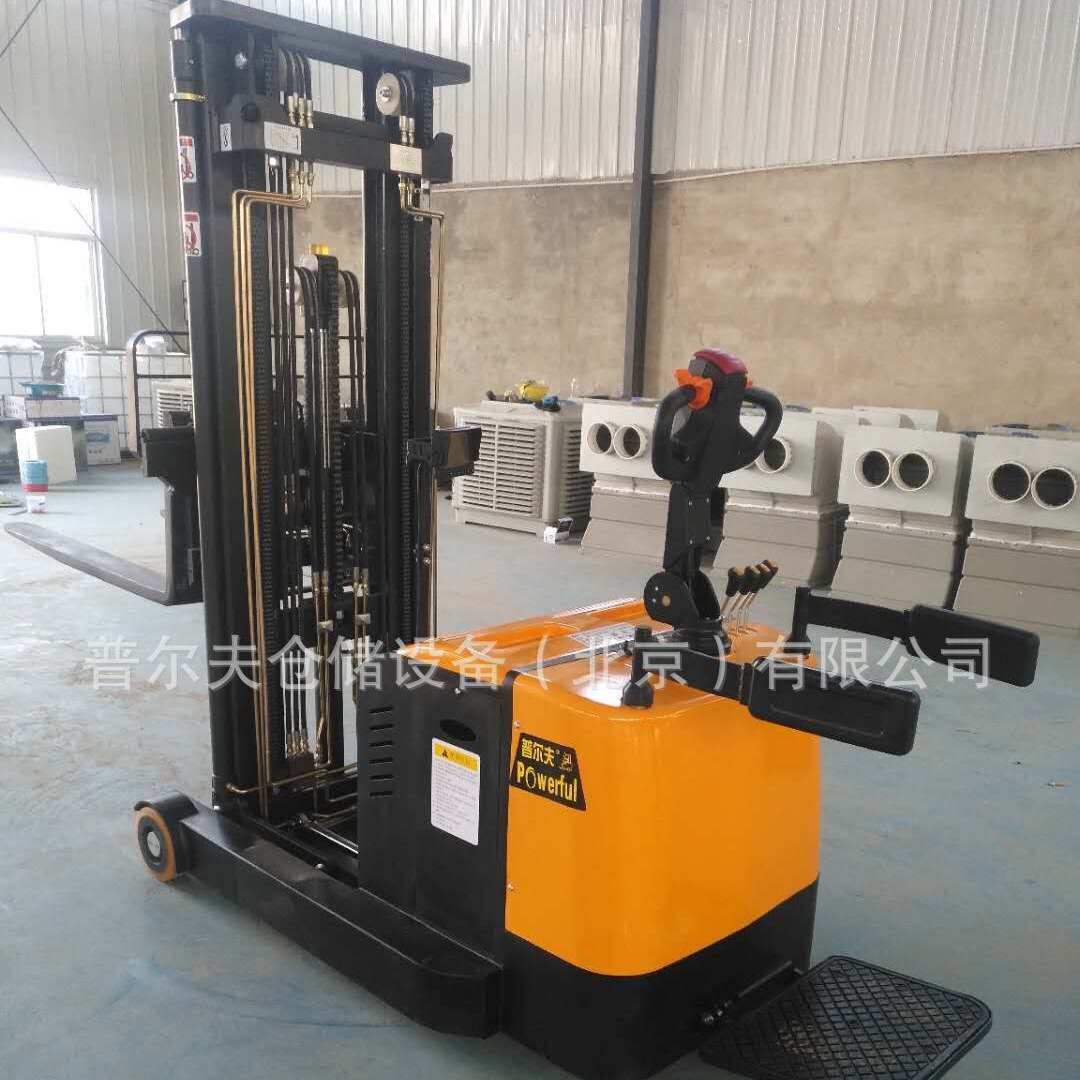Counterbalanced Electric Straddle Semi Electric Stacker