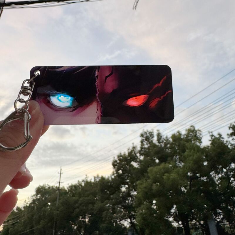 咒术回战亚克力发光眼睛条钥匙扣 卡通动漫周边透卡定制礼品挂件|undefined