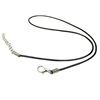 Black pendant, strap, polyurethane accessory, necklace cord, wholesale