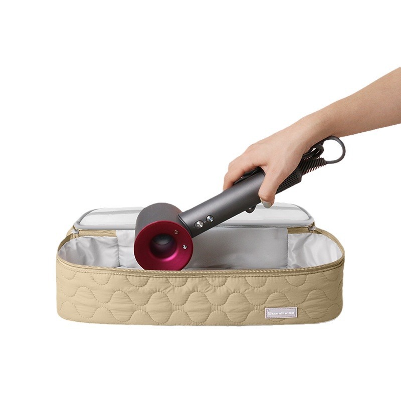 Nueva bolsa de almacenamiento de secador de pelo de algodón accesorios de viaje rizador de pelo secador de pelo de almacenamiento de gran capacidad portátil cubierta protectora