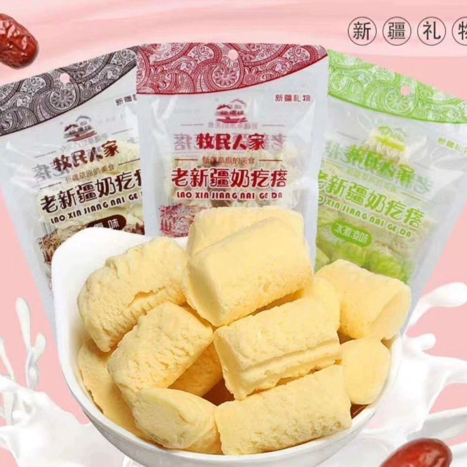 Старинное Xinjiang молоко хлопья 400 г/пакет оригинальный вкус красного финика, сухое молоко с сухим сыром, закуска