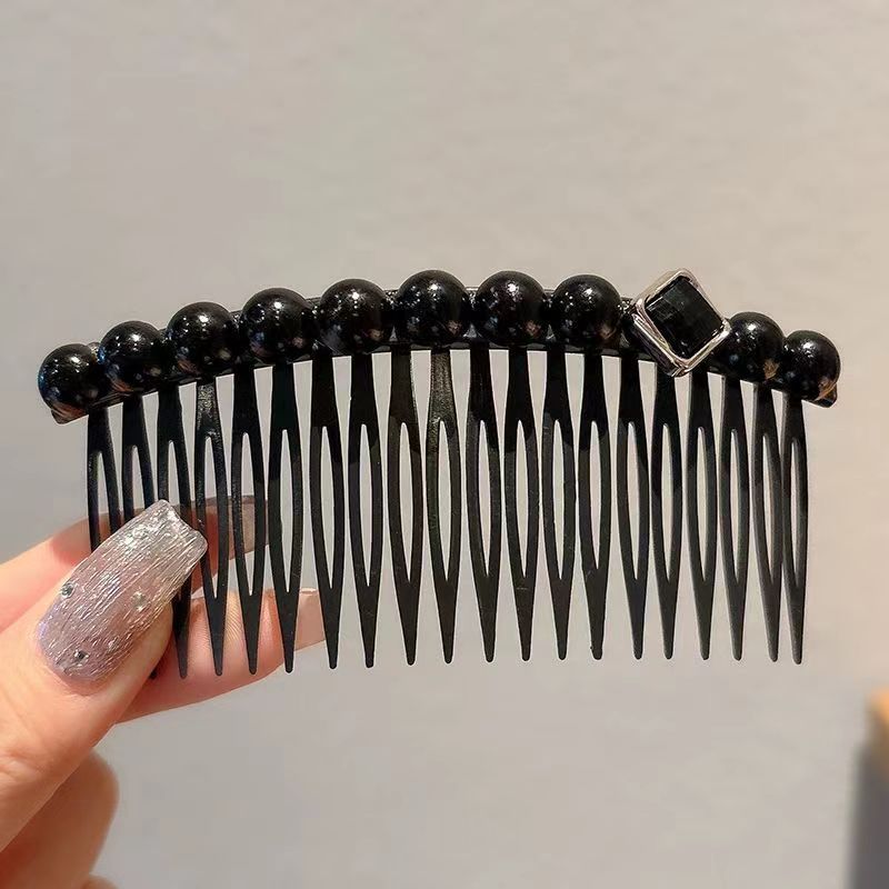 Peine Horquilla con Perlas de Plástico y Resina para Mujeres image 8