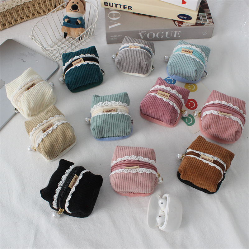 Mini Cute Earphone Protective Cover, Apple Bluetooth Earphone Dustproof Bag, Portable Coin Purse, Soft Storage Bag Mini Cute Earphone Protective Cover, Apple Bluetooth Earphone Dustproof Bag, Portable Coin Purse, Soft Storage Bag