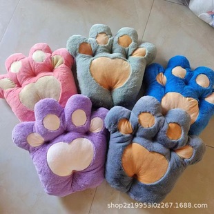 Flower Cushion Stuffed Toy Sunflower Pillow Sofa Cushion Gradient Flower Dropshipping Bear Paw Cat Claw Futon Healing