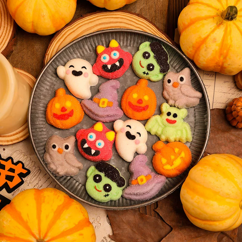 Хэллоуин конфеты мультфильм призрак летучая мышь тыква смешной формы зефир ужас помадка хэллоуин подарок
