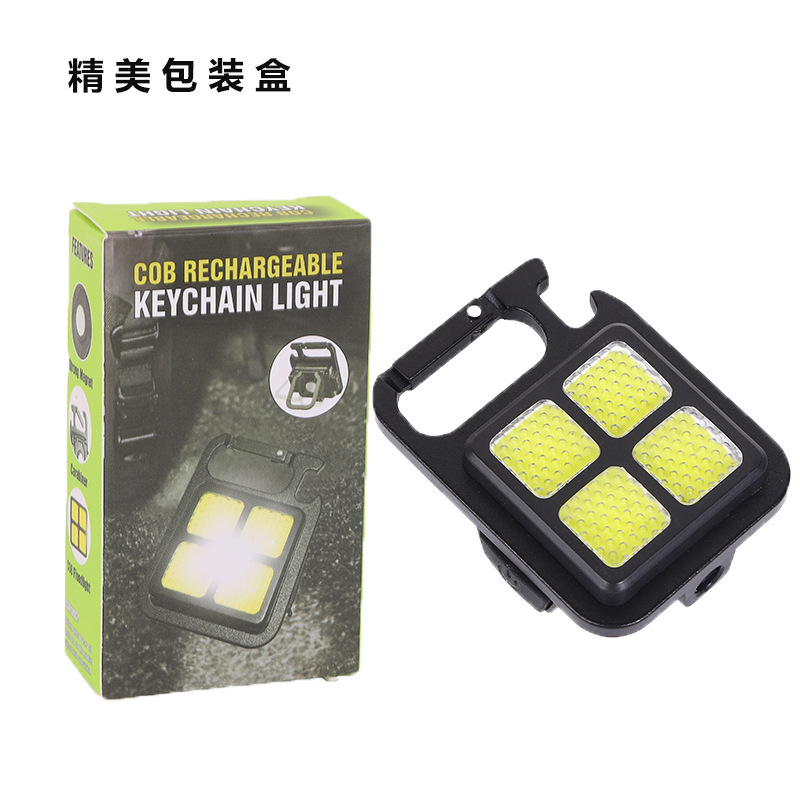 Lámpara de Trabajo para Reparación de Automóviles, Recargable, LED, Lámpara de Mantenimiento para Automóviles, Linterna Magnética, Adsorción Magnética, Carga Magnética