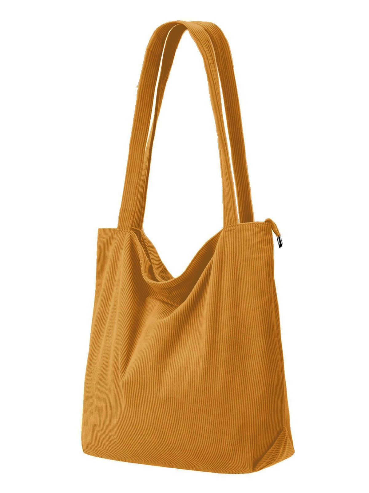 Cross-Border Hot-Selling Corduroy Handbag, Lazy Shoulder Bag, Foreign Trade Casual Large-Capacity Shopping Bag, Simple Retro
