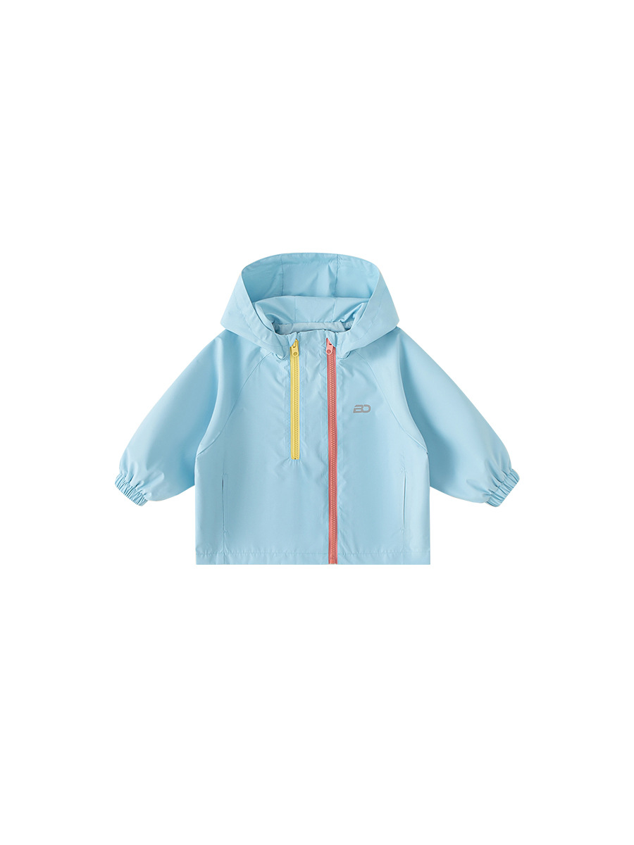 Yubao ropa infantil primavera nuevo dibujos animados doble cremallera chaqueta para niños cardigans chaqueta con capuz