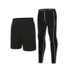 Black -gray trousers+shorts