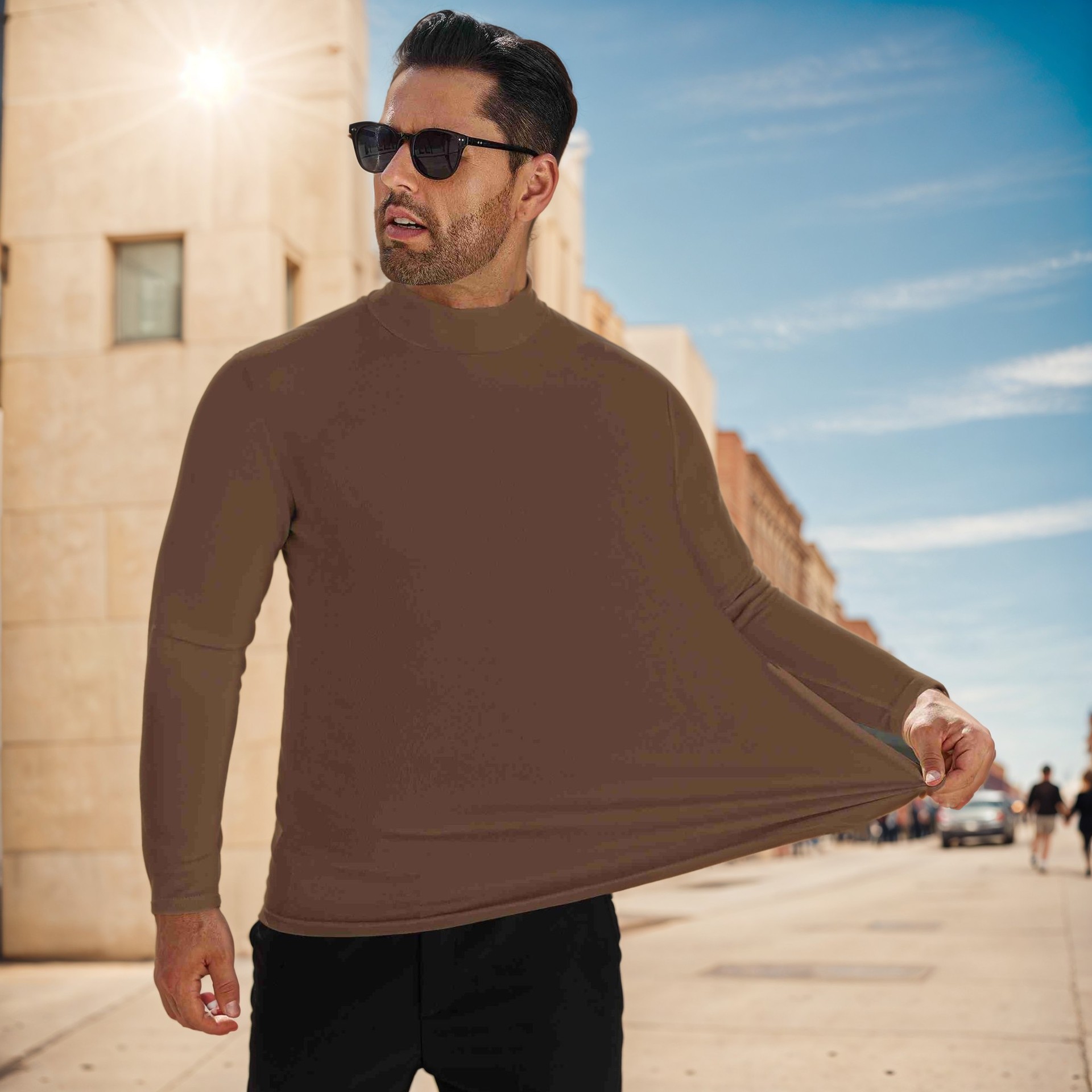 갈색