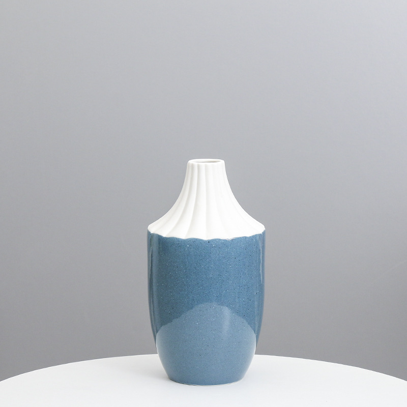 Cerámica creativa arte florero flor Dispositivo de alta calidad decoración creativa lujo simple húmedo y seco flor dispositivo exportación al por mayor