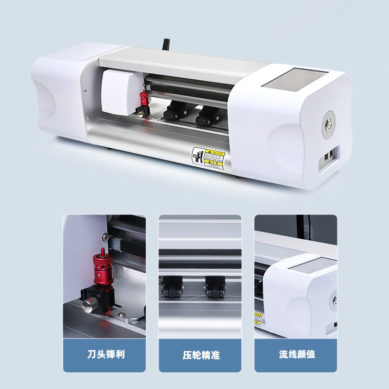 Puede cortar película de hidrogel de más de 13 pulgadas, infinitas veces. La máquina cortadora corta protectores de pantalla para teléfonos móviles, a prueba de explosiones y de alta definición.