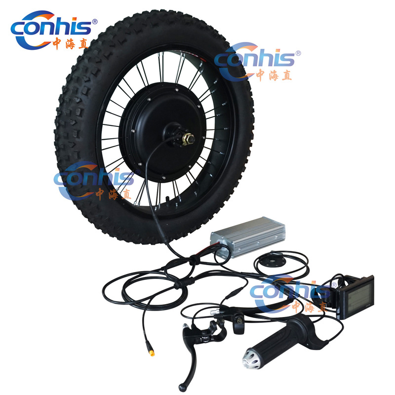 500W-1000W Waterproof 20*4.0 with Lcd Mountain Bike Conversion Electric Kit Accessories Including Inner and Outer Tires