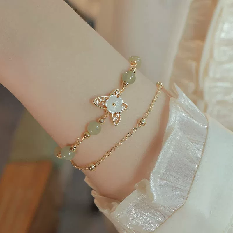 Mountain tea, bracelet, fresh universal jewelry, Chinese style, light luxury style