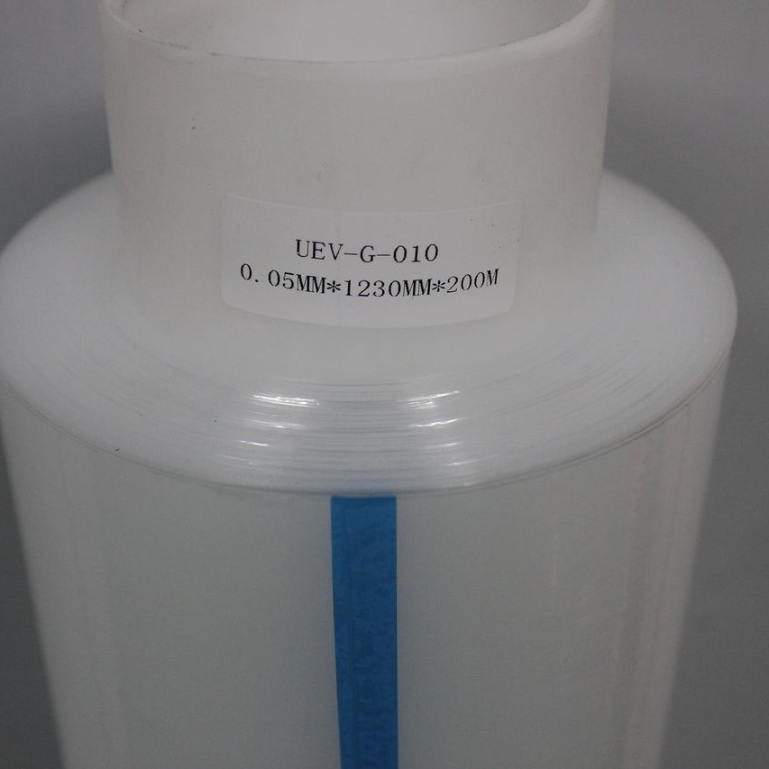 供应UEV-G-010 0.05mm5C5丝 光学玻璃出货保护膜，白膜，静电膜
