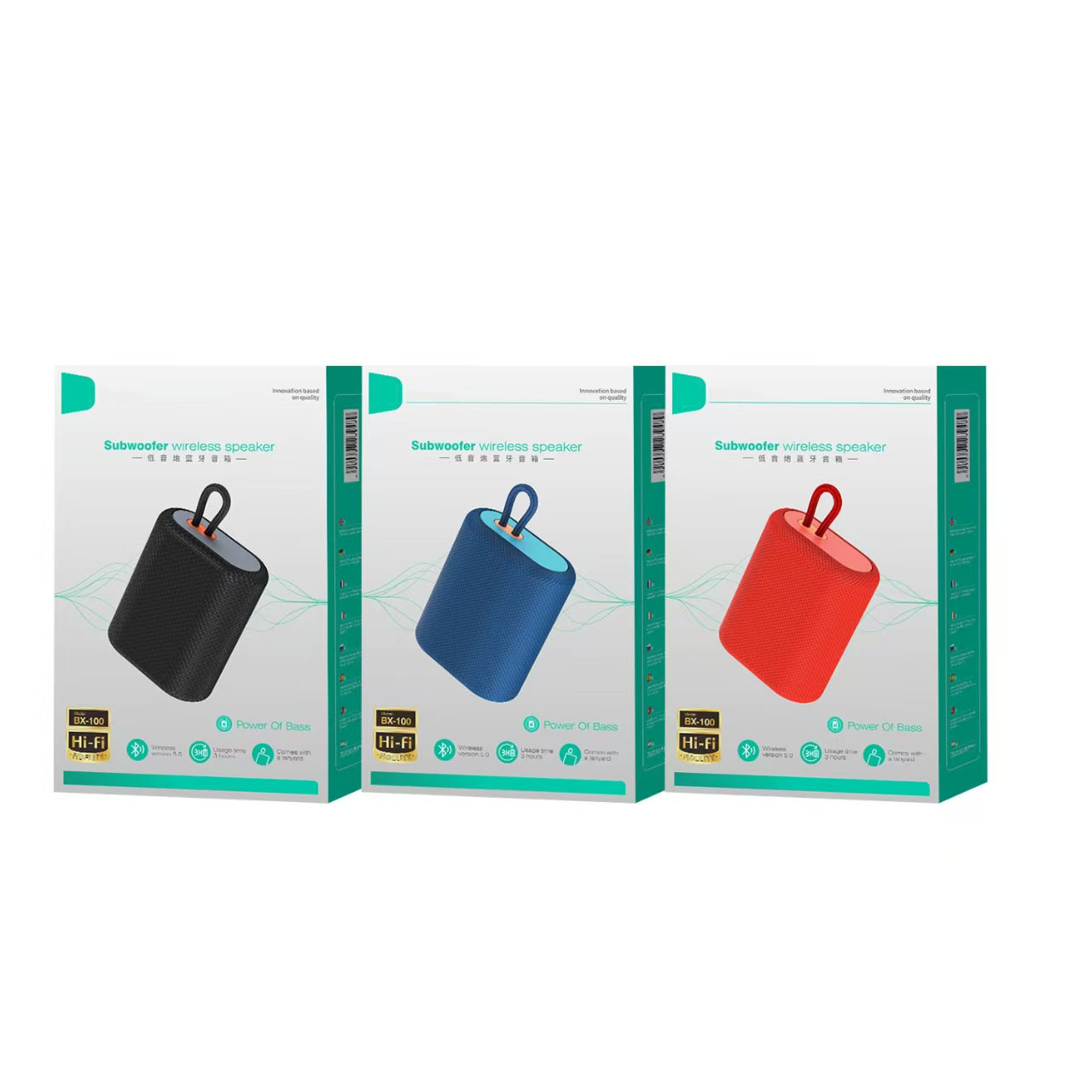 Cisco's Popular Portable Bluetooth Speaker Hifi Subwoofer Outdoor Wireless Speaker