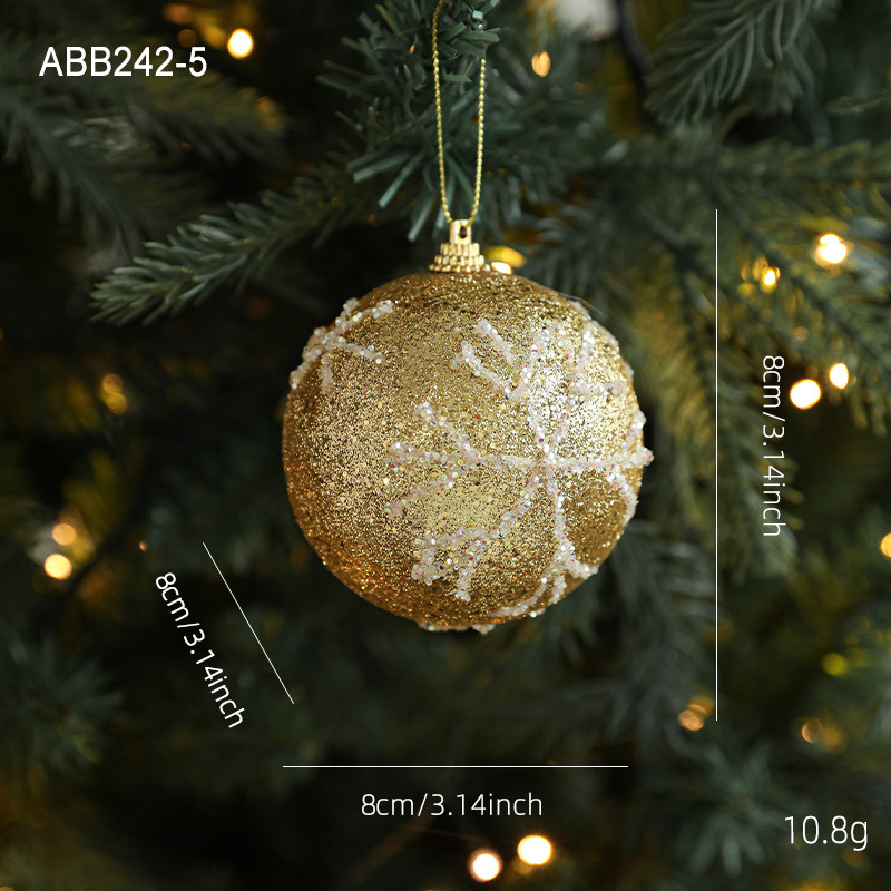 8CM Bolas de Navidad Modelo E