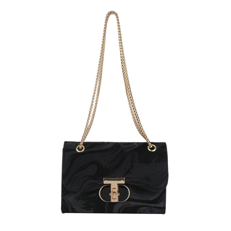 Nicho bolso de diseño bolso de mujer nuevo estilo de moda de marea de viento de bloqueo de hombro mochila de textura de cadena pequeña bolsa cuadrada de moda