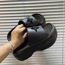 eva厚底拖鞋女士夏外穿防滑底踩屎感休闲百搭增高不臭脚松糕底鞋