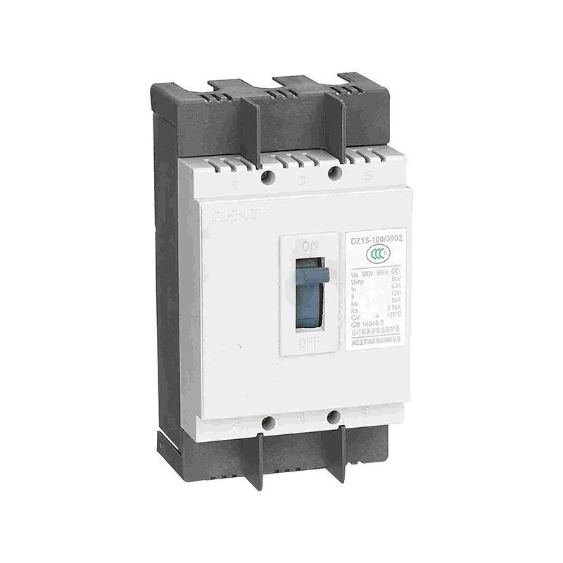 正泰电器 DZ15 塑壳电动机保护断路器 DZ15-100/3902 100A