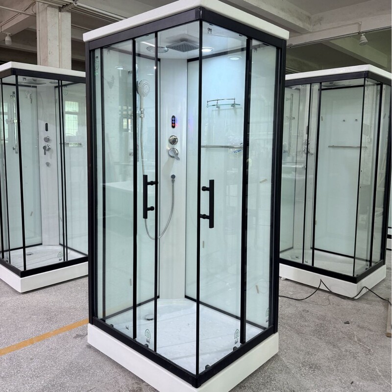 Acrylic base shower room, dual-use wet and dry integrated room, complete shower cabin, steam sauna room Acrylic base shower room, dual-use wet and dry integrated room, complete shower cabin, steam sauna room