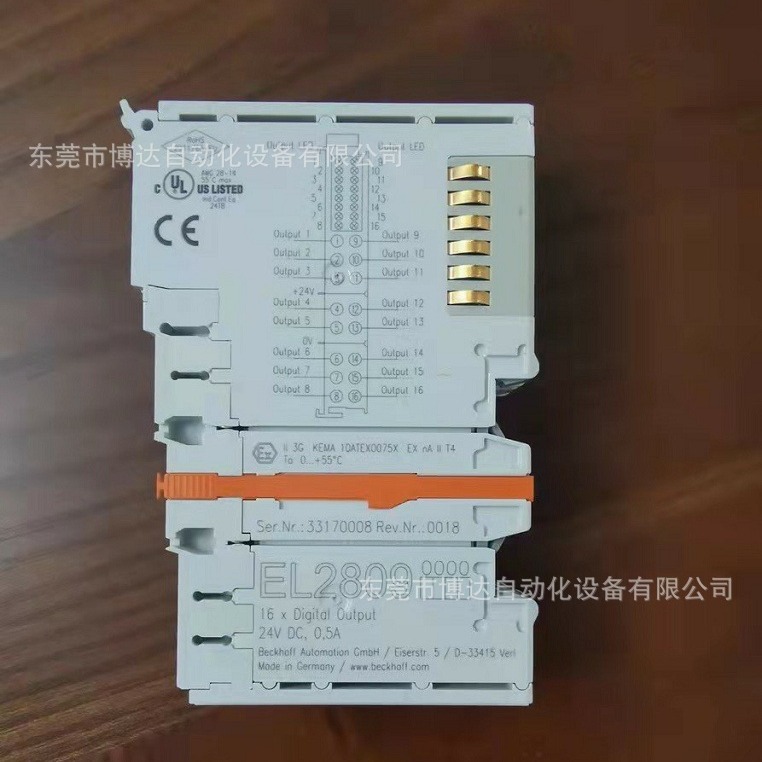倍福BECKHOFF模块 EL2809全新原装现货实拍议价