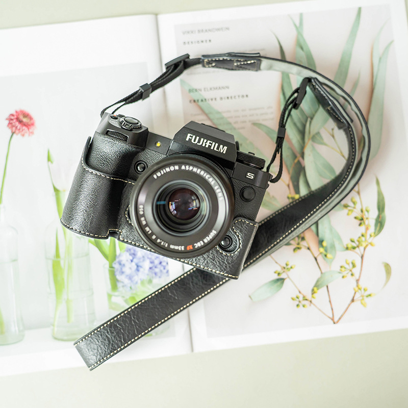 Funda protectora Fuji XS20 Bolsa para cámara XS10 Funda de cuero de segunda generación XH2S Bolsa base XT5X100VI Accesorios