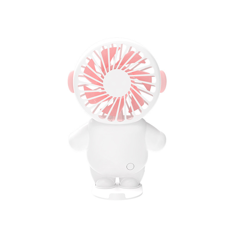 2024 nuevo ventilador de escritorio usb recargable ventilador de mano pequeño portátil mini dormitorio ventilador de escritorio log de regalo