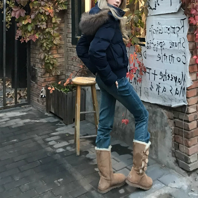 Зимний бархатный тёплый пуховик с капюшоном, пух утки, 2024 год, для подростков