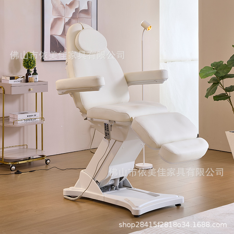 Cama de belleza eléctrica cama de inyección plástica plegable tatuaje cama de bordado cama de toma de orejas spa cama de masaje mínimamente invasiva fábrica directa