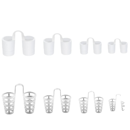 Mini Hollow Nasal Stuff Anti-Snoring Device 8-piece Sleep Anti-Snoring Snoring Device Nose Ventilation Nasal Stuffing Device Set