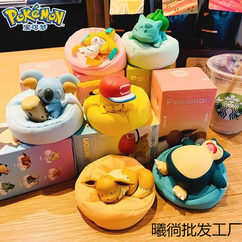 Пикчукаиби Боевой Покемон слепая поза сна Пикачу дул Pokémon куклы оптом