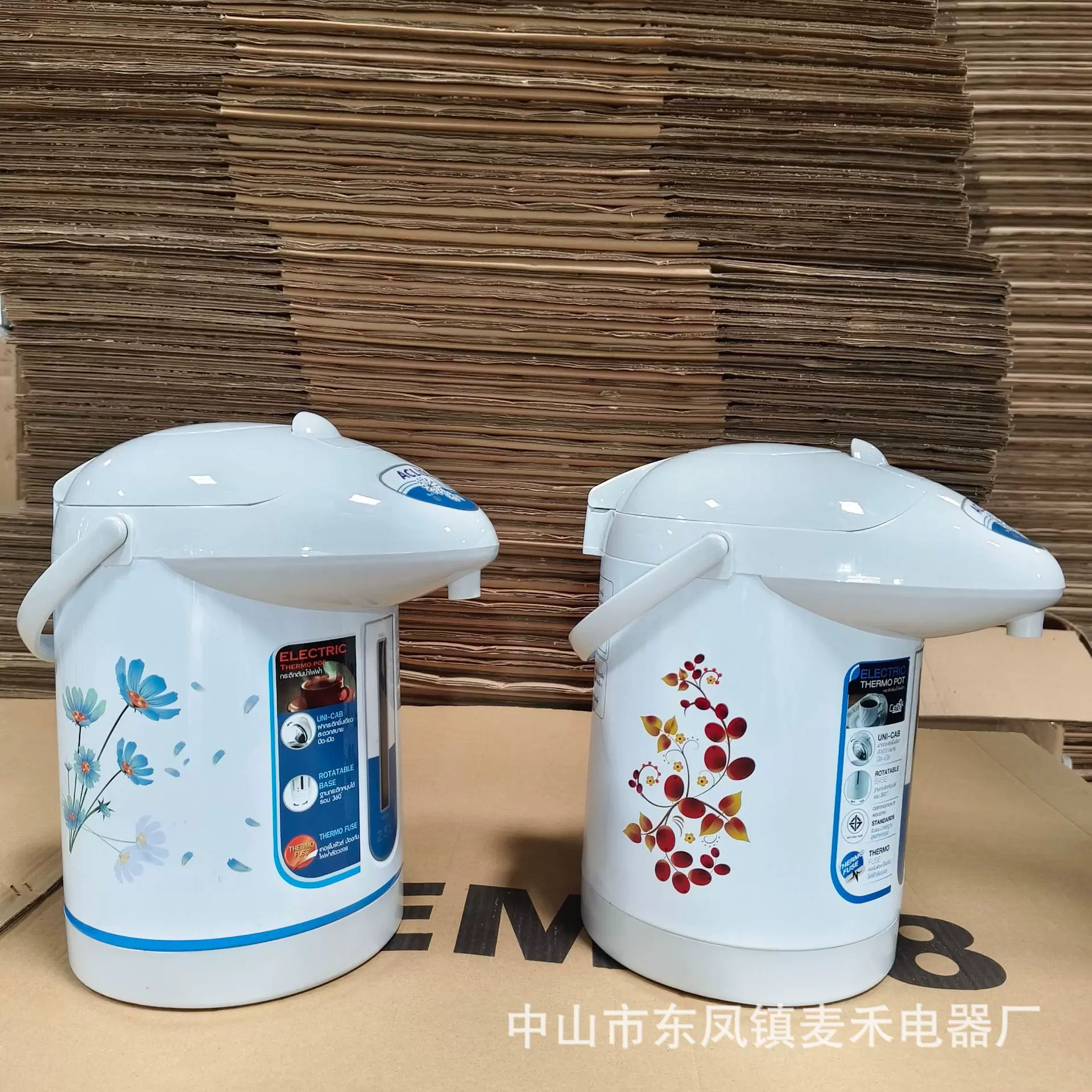 跨境2.5L保温电热开水瓶家用大容量不锈钢烧水壶Electric Kettle