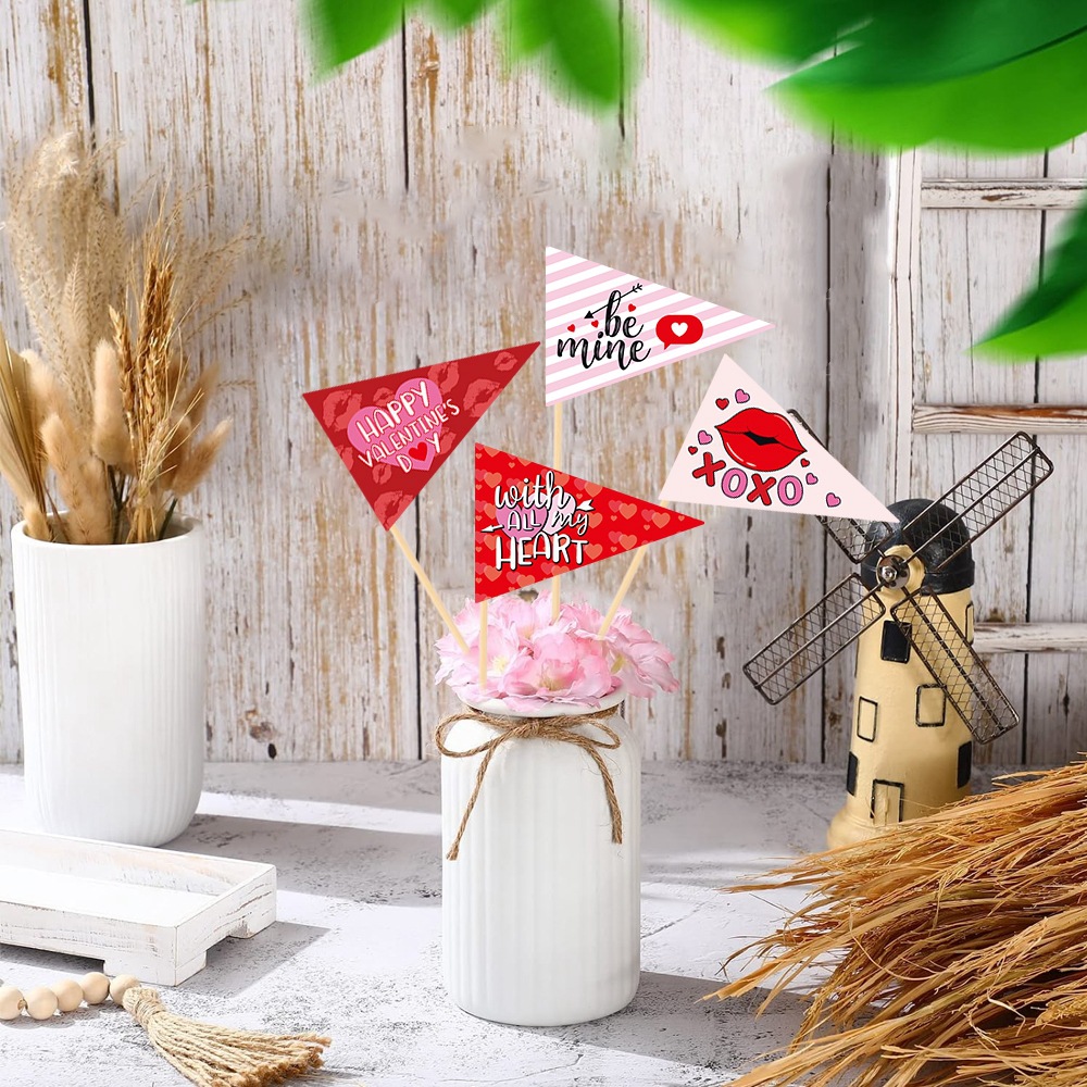 Nuevo día de San Valentín transfronterizo Plug-in de vasijas de decoración de bodas compromiso amor atmósfera de vasijas de decoración de props de boda