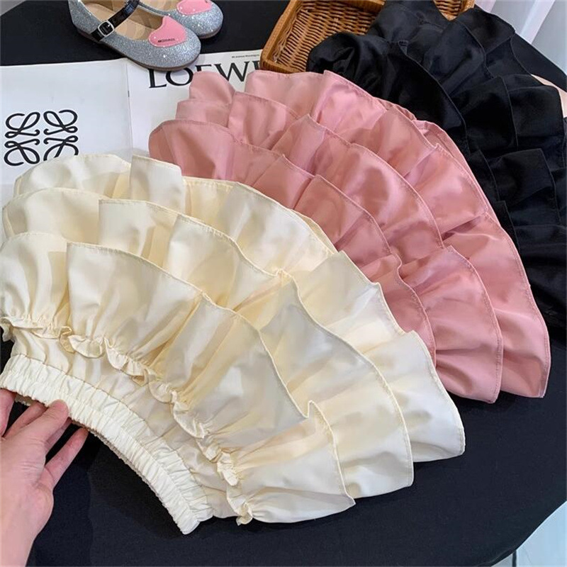 Xianning siete faldas para niñas verano nuevo estilo estilo occidental falda de pastel para niños falda corta para niñas falda tutú falda princesa pantalones