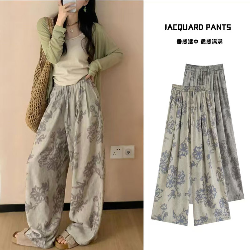Retro thin trousers