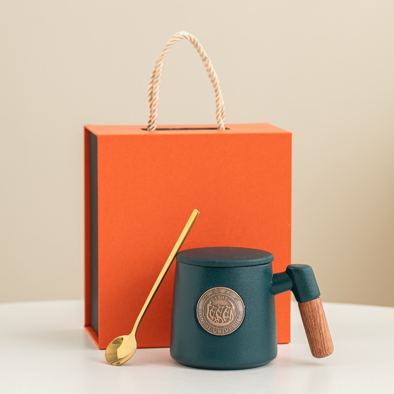 Festival del Medio Otoño regalo de mano mano mano mano de bronce con filtro ins Wenchuang pequeña taza fresca regalo de apertura escolar al por mayor