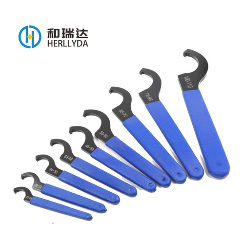 Hook wrench, C-type crescent wrench, ER nut wrench, Semi-circular hook wrench, special for disassembly tool