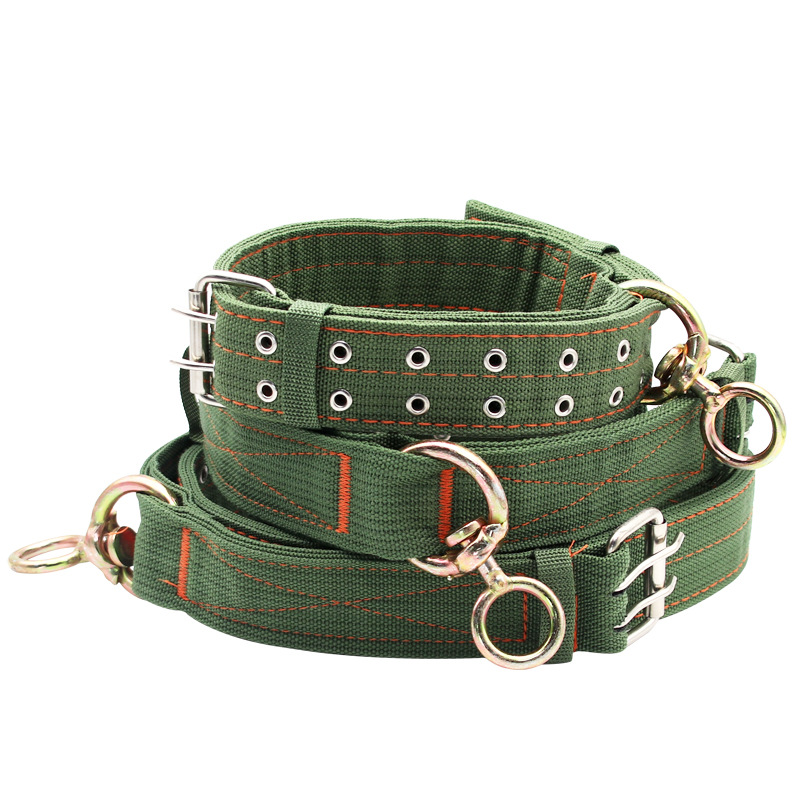 Collar de vaca fábrica al por mayor collar de vaca engrosada alargada manga de nylon de seis capas cuerda de vaca Perno ajustable