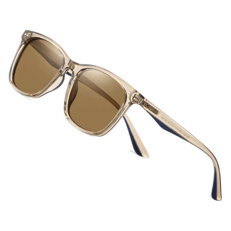 Nuevas gafas polarizadas moda retro gafas de sol de los hombres y las mujeres mismas gafas de sol cuadradas tr3399 remache clásico gafas