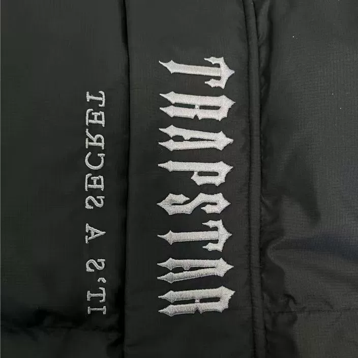Импортная хлопковая куртка с капюшоном Trapstar, утеплённая куртка-пуховик мужская, повседневная универсальная