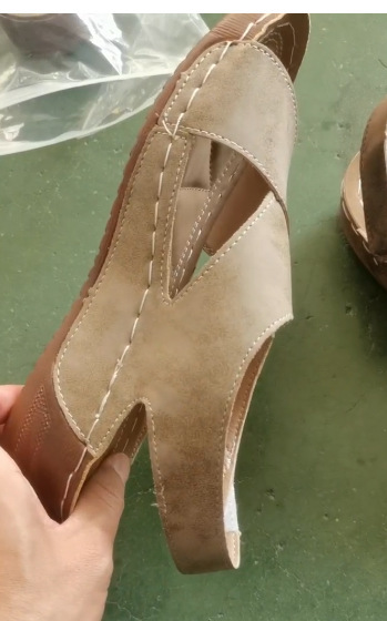 Sandalias romanas europeas y americanas para mujer 25 años verano nuevo estilo plataforma con falda casual punta abierta sandalias de playa de todo fósforo image 14