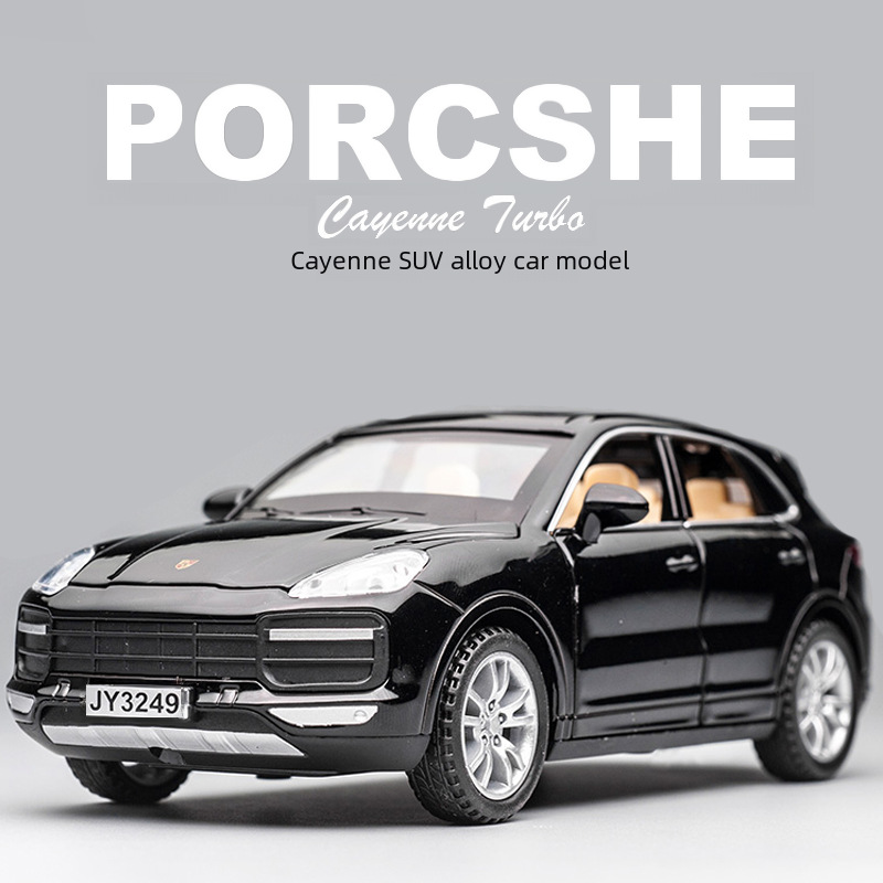 Jiaye 1:32 Alloy Off-Road Car Model with Sound and Light Rebound, Children's Toy Car Gift Cayenne