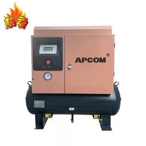 Small integrated screw air pump air compressor for tire repair and painting 7.5kw permanent magnet variable frequency air compressor