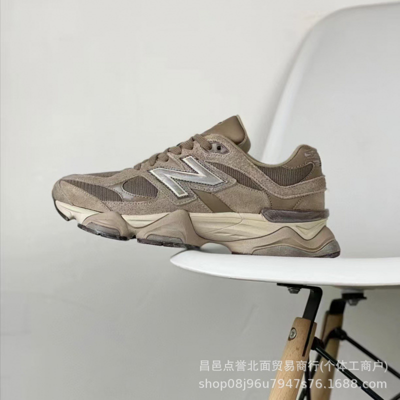Putian Shoe Manufacturer Direct Sales Nb9060 Shock-Absorbing Dad Shoes with Thick Soles for Couples, Casual Sports Shoes for Couples