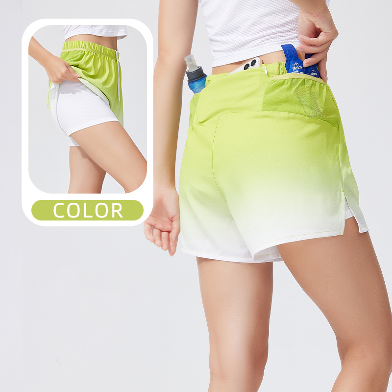 2026 pantalones cortos de doble capa para hombres y mujeres en verano transfronterizo pantalones cortos de baño relajados pantalones de playa para el ocio y los pantalones cortos de secado rápido