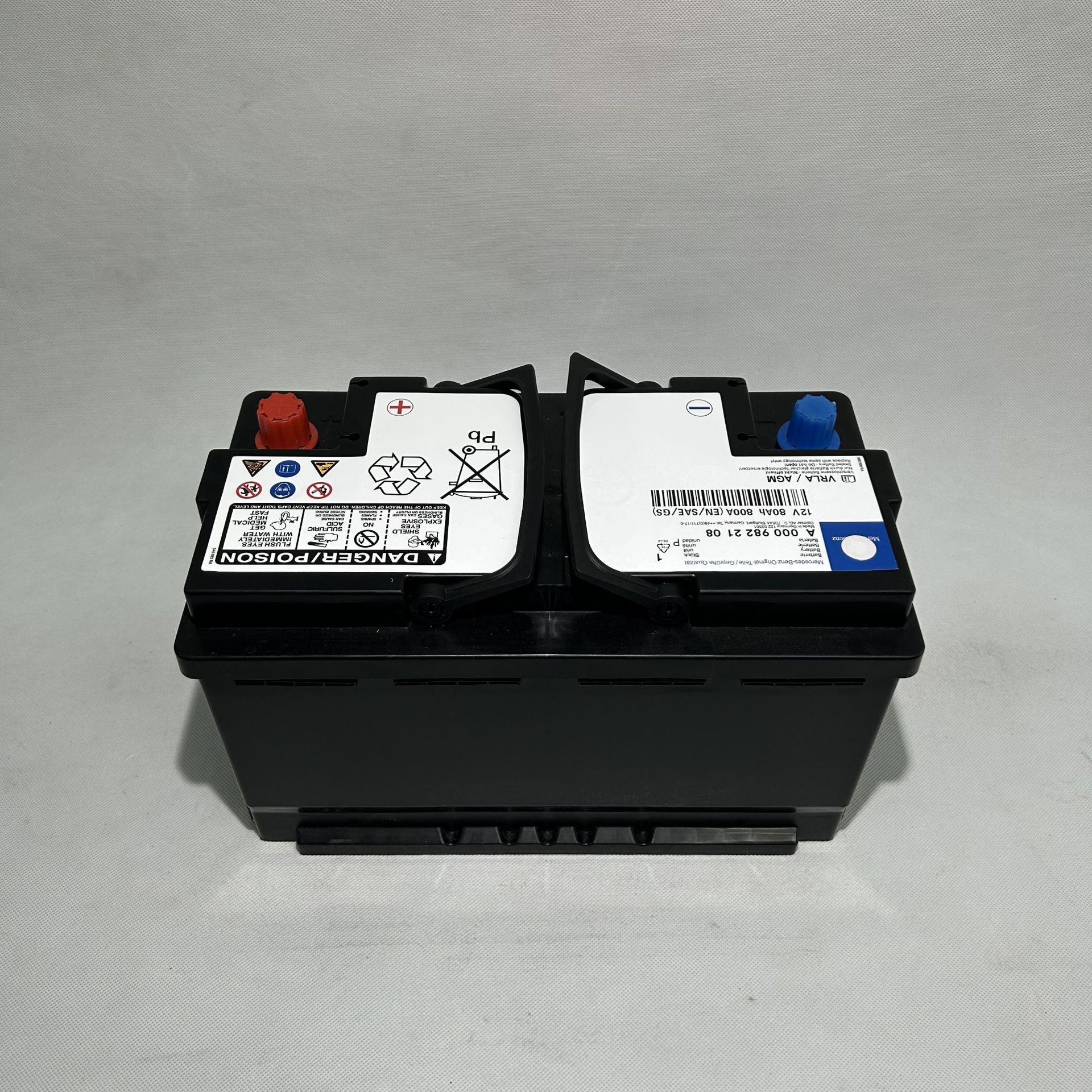 Suitable for Mercedes-Benz C200Glk300Agm Start-Stop Battery Glcla200Lglb200 Car Battery 80Ah