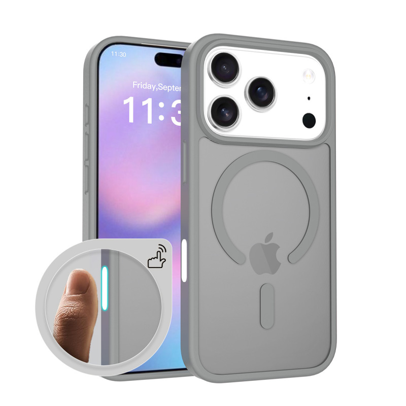 适用iPhone17Promax磁吸手机壳苹果17Air磨砂肤感保护套C开口防摔|undefined