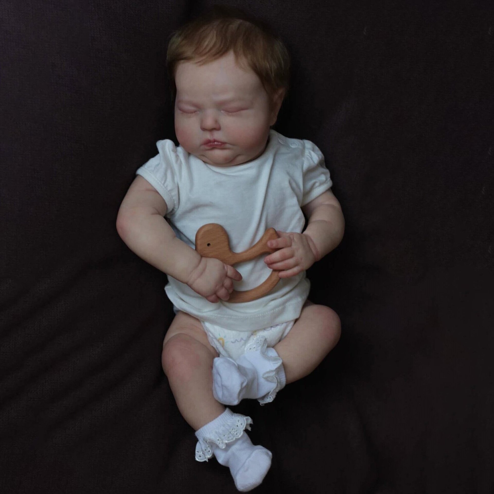 19 pulgadas Tessa Dormido simulación bebé renacido muñeca transfronteriza e-commerce nicho suministro de una sola pieza de entrega